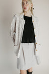 The Emmett Button-Up Knit Cardigan in Heather Grey