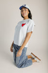 The Barkley Heart Graphic Tee in White