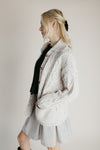 The Emmett Button-Up Knit Cardigan in Heather Grey