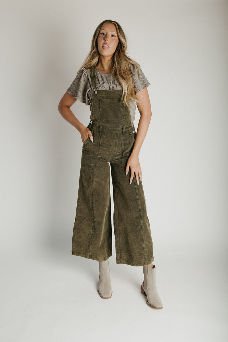 The Susannah Ruffled Blouse in Light Olive