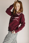 The Alessi Wester Motif Sweater in Chocolate + Pink