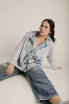 The Roberg Layered Jacket in Grey + Denim