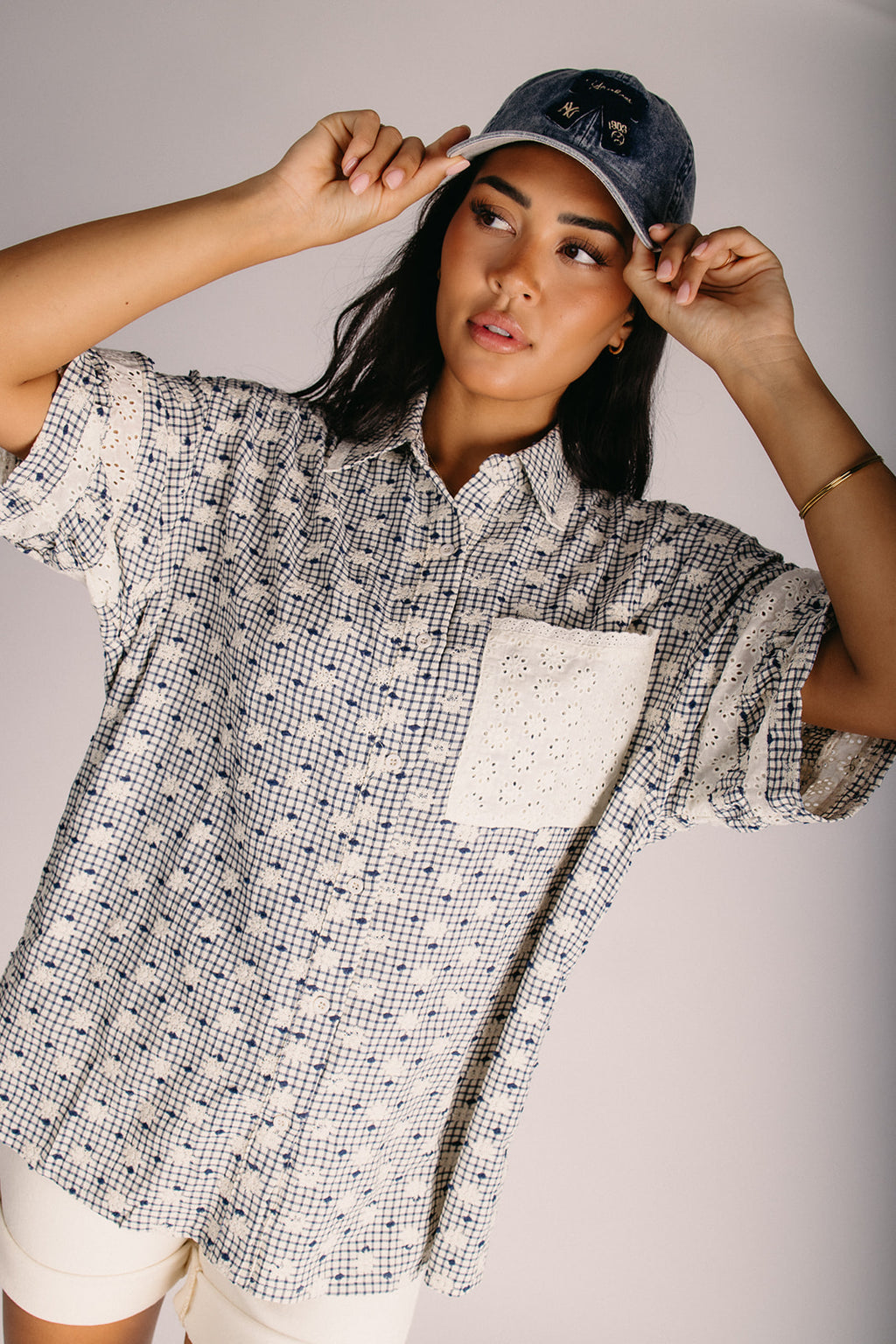 The Arielle Ruffle Hem Blouse in Periwinkle – Piper & Scoot