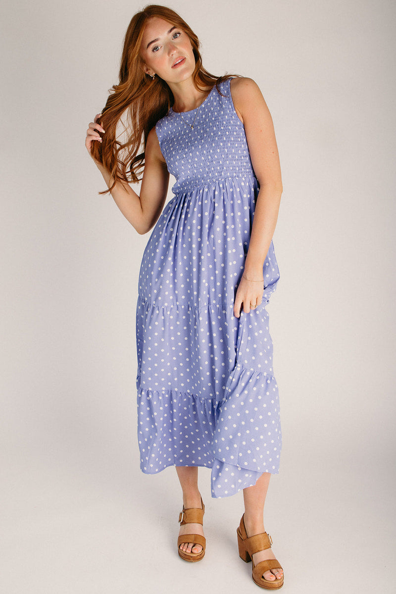 smocked bodice midi dress AE Sunchaser Knit Thread Be sure to check the measurements and fit guide below to find the best fit for you Whistles Smocked Bodice Midi Dress
