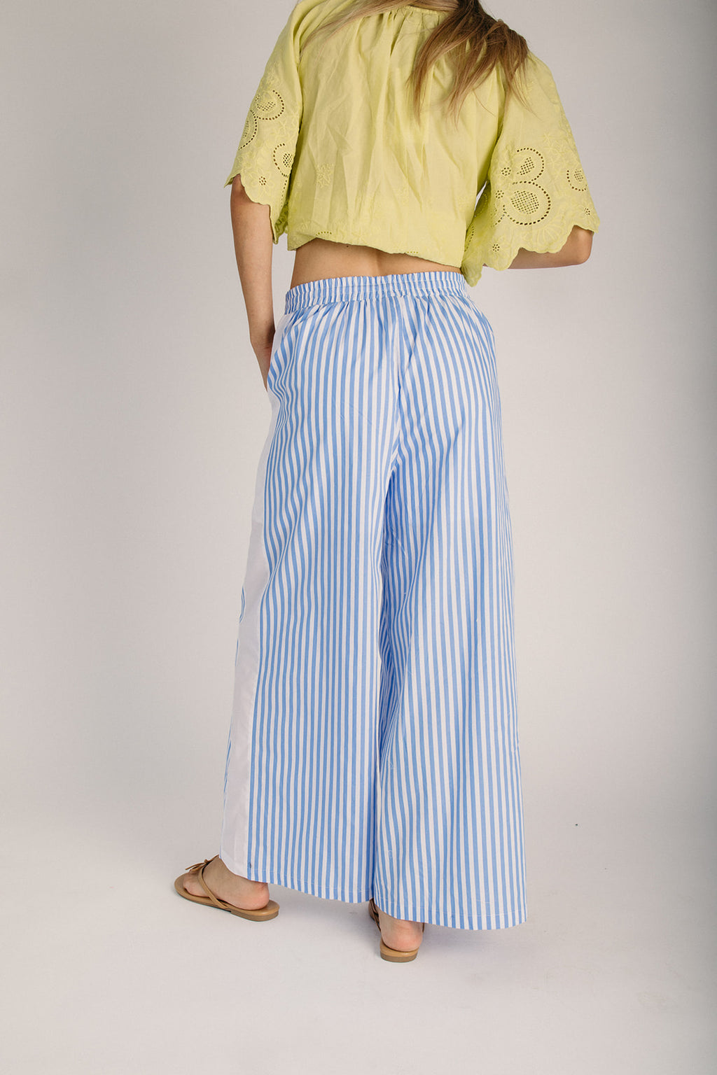 ボトムス Mila Trousers Cabin Stripe Floral 2-3y The Fannie Floral Embroidered Pant in Blue Mix – Piper & Scoot