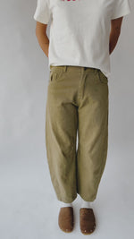 The Wolford Barrel Pant in Olive