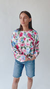 The Mertens Floral Sweater in Ivory Multi