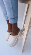 Matisse: Ventura Platform Mule in Cream