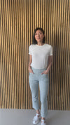 The Tuckerman Checkered Trouser in Denim