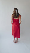 The Isadora Tank Midi Dress in Red
