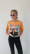 The Cowgirl Art Graphic Tee in Mustard