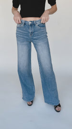 The Minami High Rise Skater Jean in Medium Blue