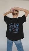 The Enjoy the Now Graphic Tee in Black