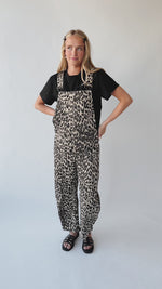 The Harker Barrel Overalls in Leopard (PREORDER: Ships in 2-3 weeks)
