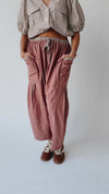 The Clarkston Textured Crop Pant in Rust