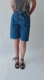 The Adamson Bermuda Short in Denim Blue