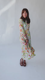 The Maureen Floral Midi Dress in Garden Dream