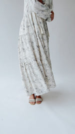 The Kerling Floral Maxi Dress in Grey Multi