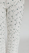The Goucher Embroidered Pant in Ivory Floral