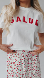 The Salud Graphic Tee in White