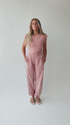 The Hendrix Mineral Washed Tee in Dusty Rose