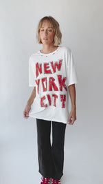 The New York City Graphic Tee in Ivory