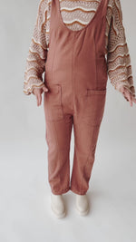 The Beckman Denim Overall in Rose