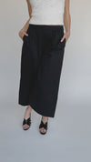 The Corsey Wide Leg Trouser in Dark Navy