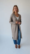 The Lammers Cardigan in Mocha