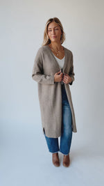 The Lammers Cardigan in Mocha