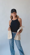 The Rinaldi Puffer Vest in Macadamia