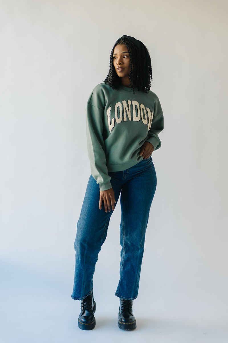 The London Sweatshirt in Emerald Green