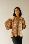Free People: Gemini Blouse in Sand Combo