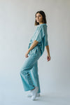 The Russell Checkered Pants in Denim