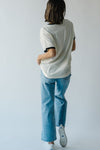 The XOXO Graphic Tee in Natural + Black