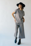 The Lenny Textured Top in Geometric