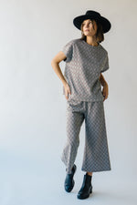 The Lenny Textured Top in Geometric