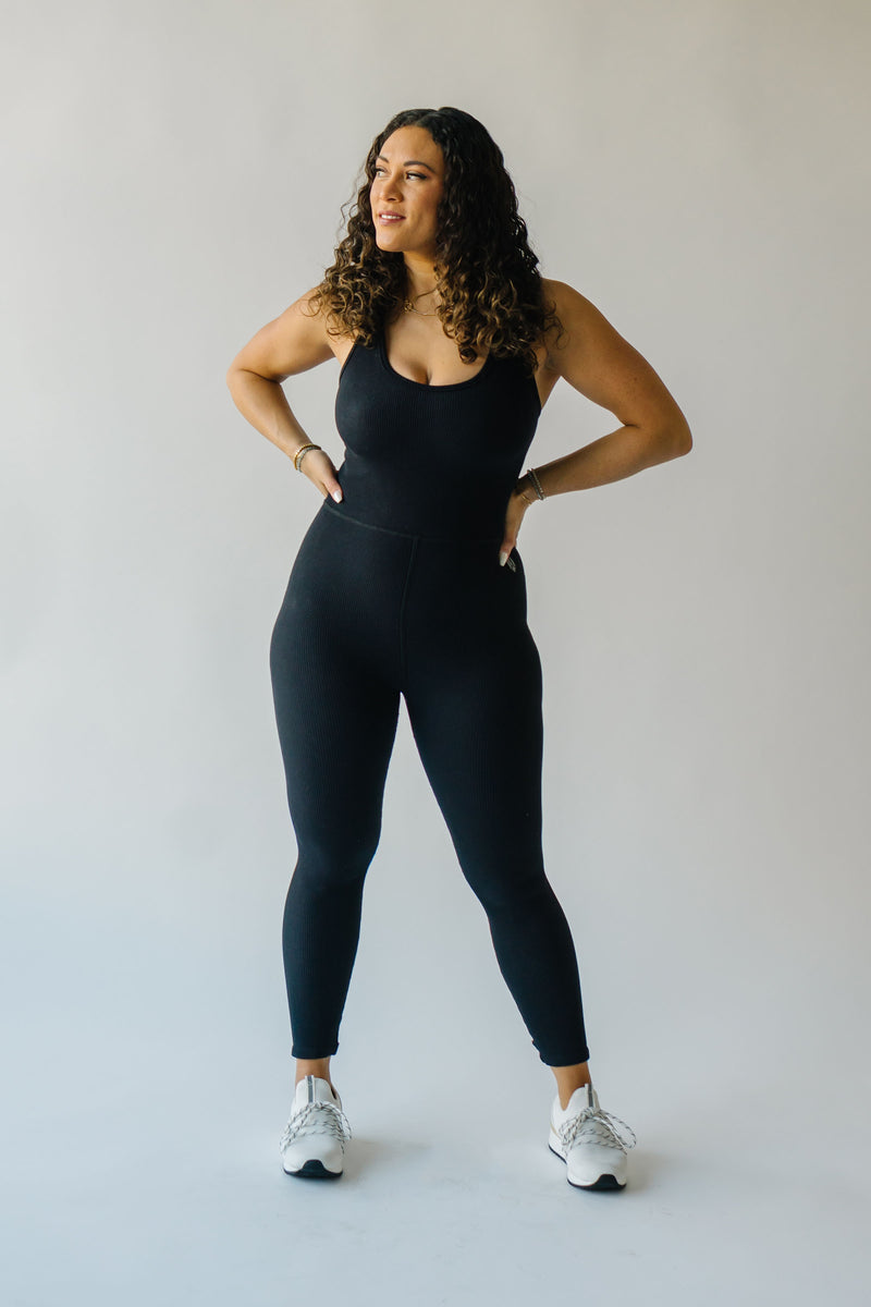 Free People: The Free Throw Onesie in Black
