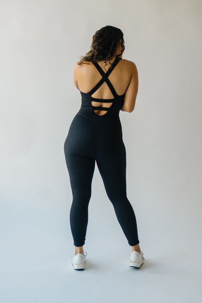 Free People: The Free Throw Onesie in Black