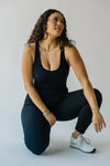 Free People: The Free Throw Onesie in Black