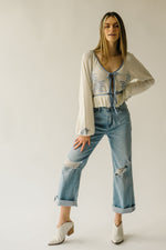 Free People: Lookout Top in Ivory Combo