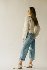 Free People: Lookout Top in Ivory Combo