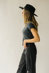 Free People: Be My Baby Tee in Black
