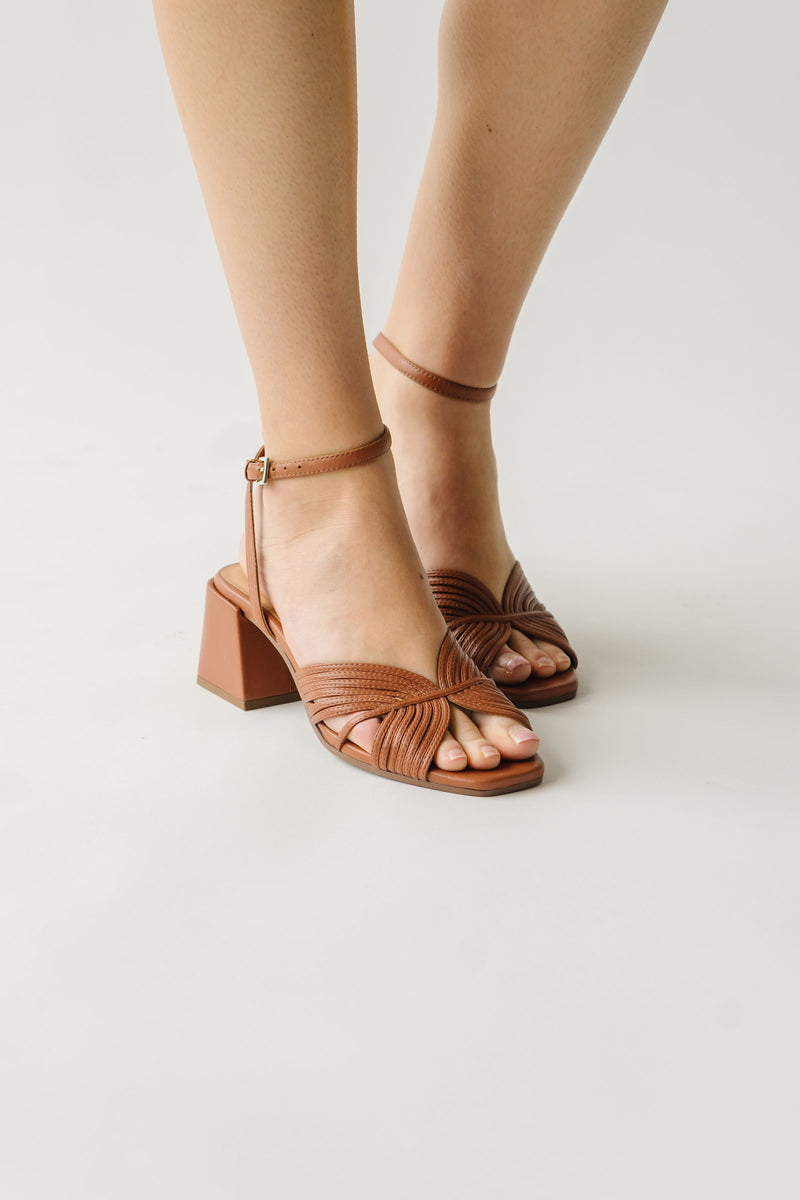 Piper & Scoot x Seychelles: Tender Heel in Cognac Leather