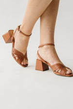Piper & Scoot x Seychelles: Tender Heel in Cognac Leather