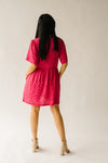 The Jules Gingham Dress in Fuchsia