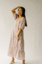 The Zorian Floral Maxi Dress in Ivory