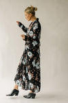 Free People: Back At It Maxi Dress in Black Combo