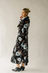 Free People: Back At It Maxi Dress in Black Combo