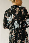 Free People: Back At It Maxi Dress in Black Combo